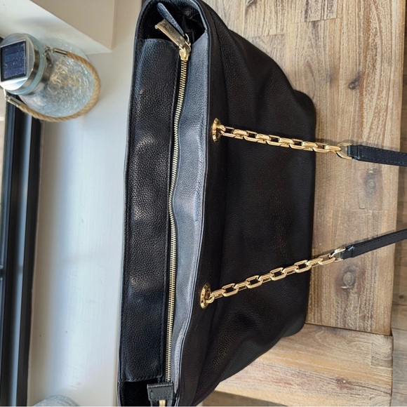 Michael Kors Mercer Medium Top Zip Multifunction Tote - Black Pebbled Leather - Picture 3 of 15